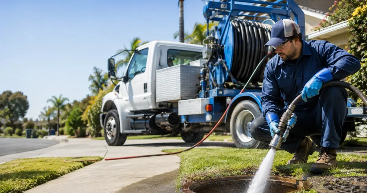 Hydro jet sewer cleaning Burrel